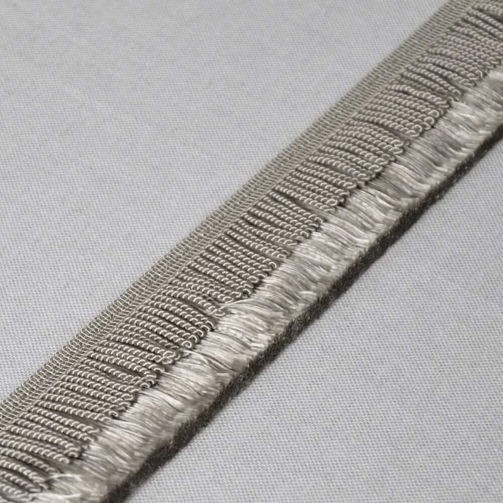 Бахрома 3 м комбинированная кисея с витой (эспумилон с булонской) высота 5 см цвет бежевый