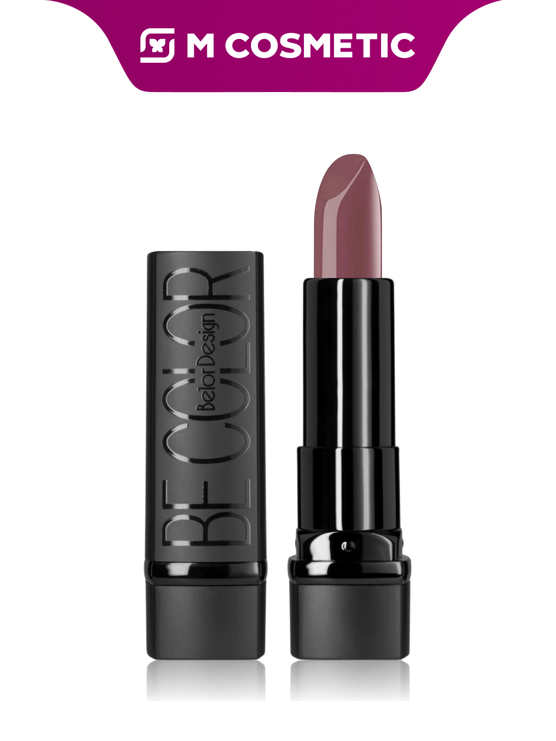 Губная помада Belor Design Be Color тон 131, ягодный чизкейк, кремовая, стойкая