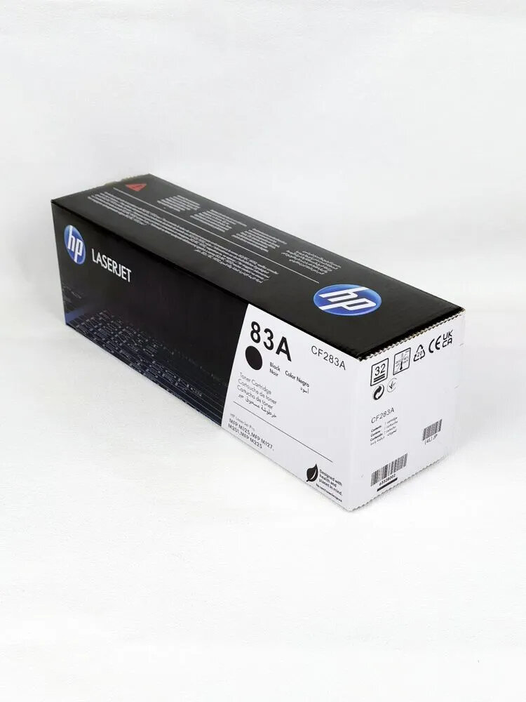 Оригинальный черный лазерный картридж HP 83A/CF283A — фото 1