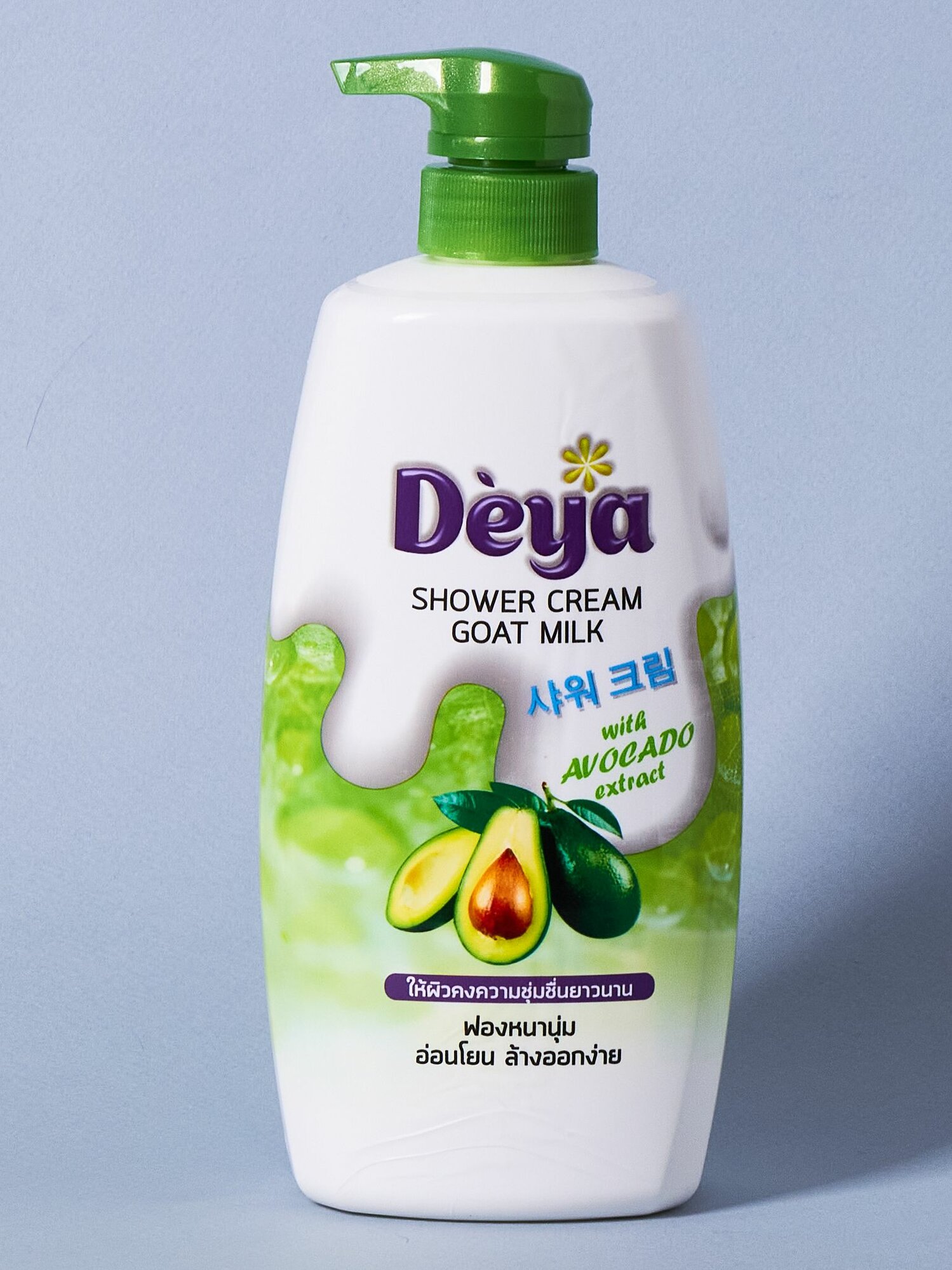 DEYA Гель для душа Козье Молоко и Авокадо 765г Shower Cream Goat Milk With Avocado Extract