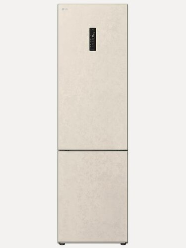 Изображение товара Холодильник двухкамерный LG GC-B509AEMW 422 л, инверторный мотор, функция быстрой заморозки, Total No Frost, бежевый