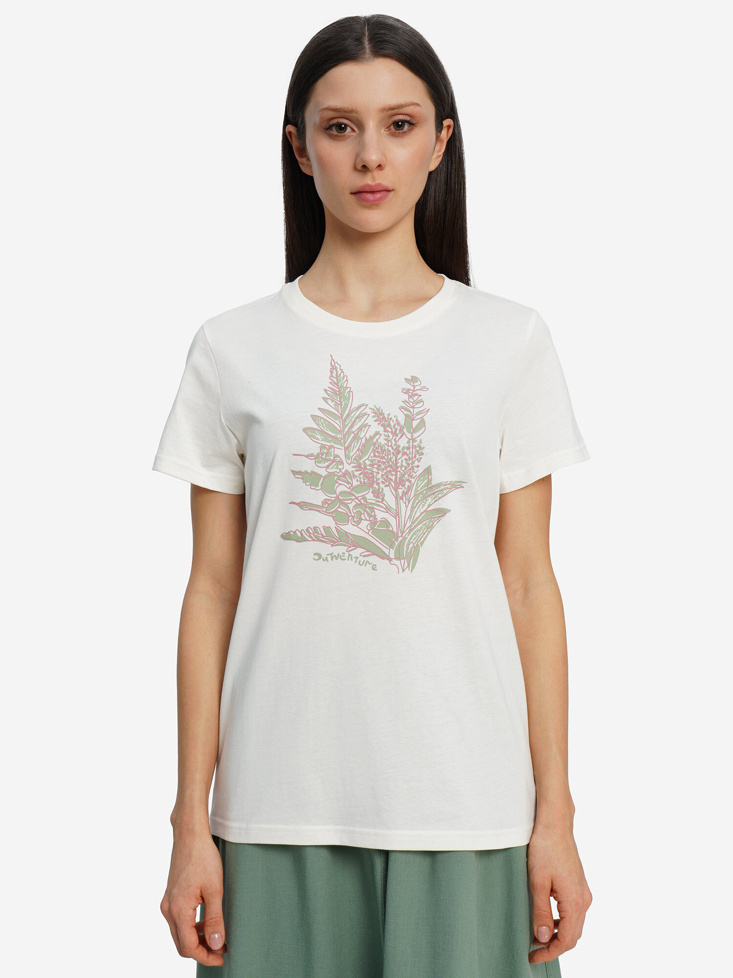 Футболка OUTVENTURE, размер 50-52, кремовый — фото 1