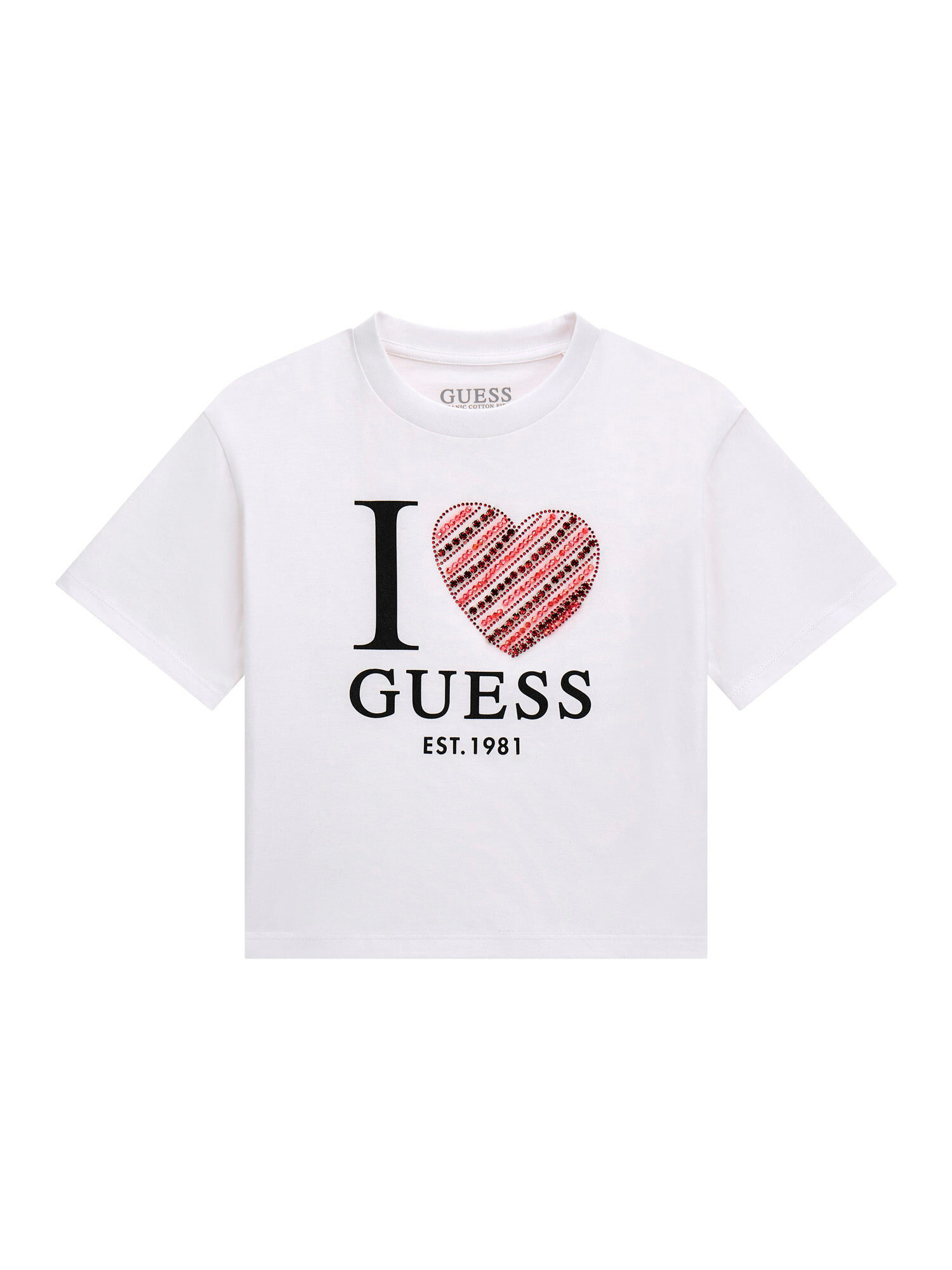Футболка GUESS, размер 12 лет, белый