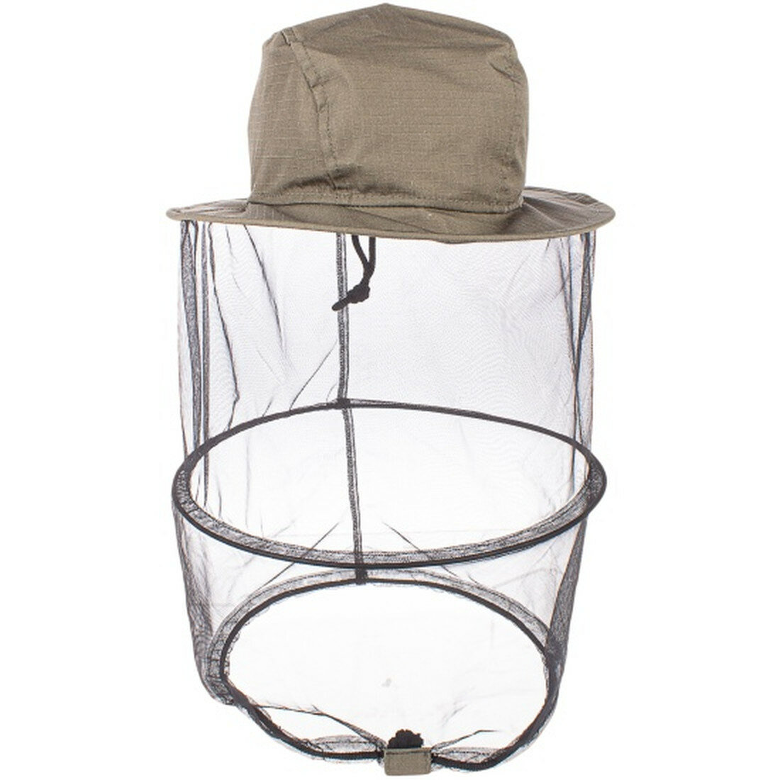 Панама-накомарник Huntsman с кольцом Антигнус цвет Хаки ткань Смесовая Рип-Стоп разм. 60