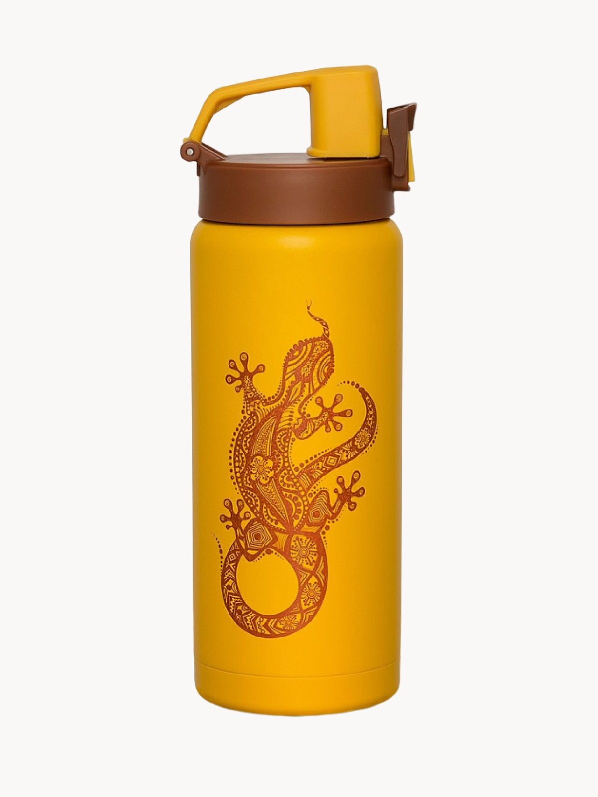 Термокружка ребенку в школу 500 мл Арктика 702 с принтом и кнопкой