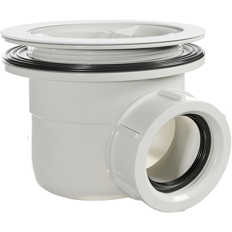 фото Сифон для душевого поддона RGW QYD-10 39241110-01 Белый