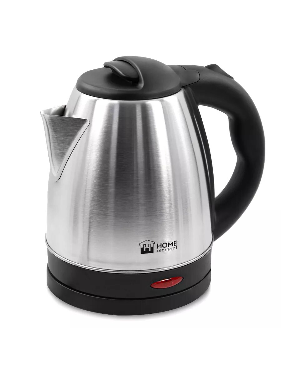 Электрический чайник HOME ELEMENT HE-KT197 черный жемчуг металлический 1,7 л