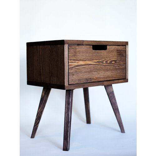 Тумба прикроватная из дерева орех Минимализм 5890₽