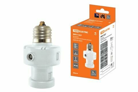 Фотореле ФРЛ-Т Е27 15лк 100Вт с таймером 0324-0025