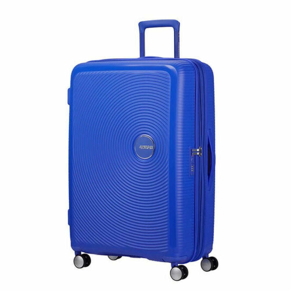 Чемодан American Tourister, 97 л, размер L, cobalt blue