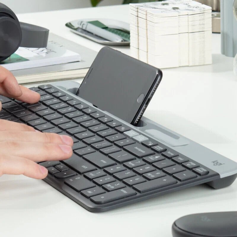 Клавиатура Logitech K580 Slim Multi-Device русская раскладка, графит — фото 1