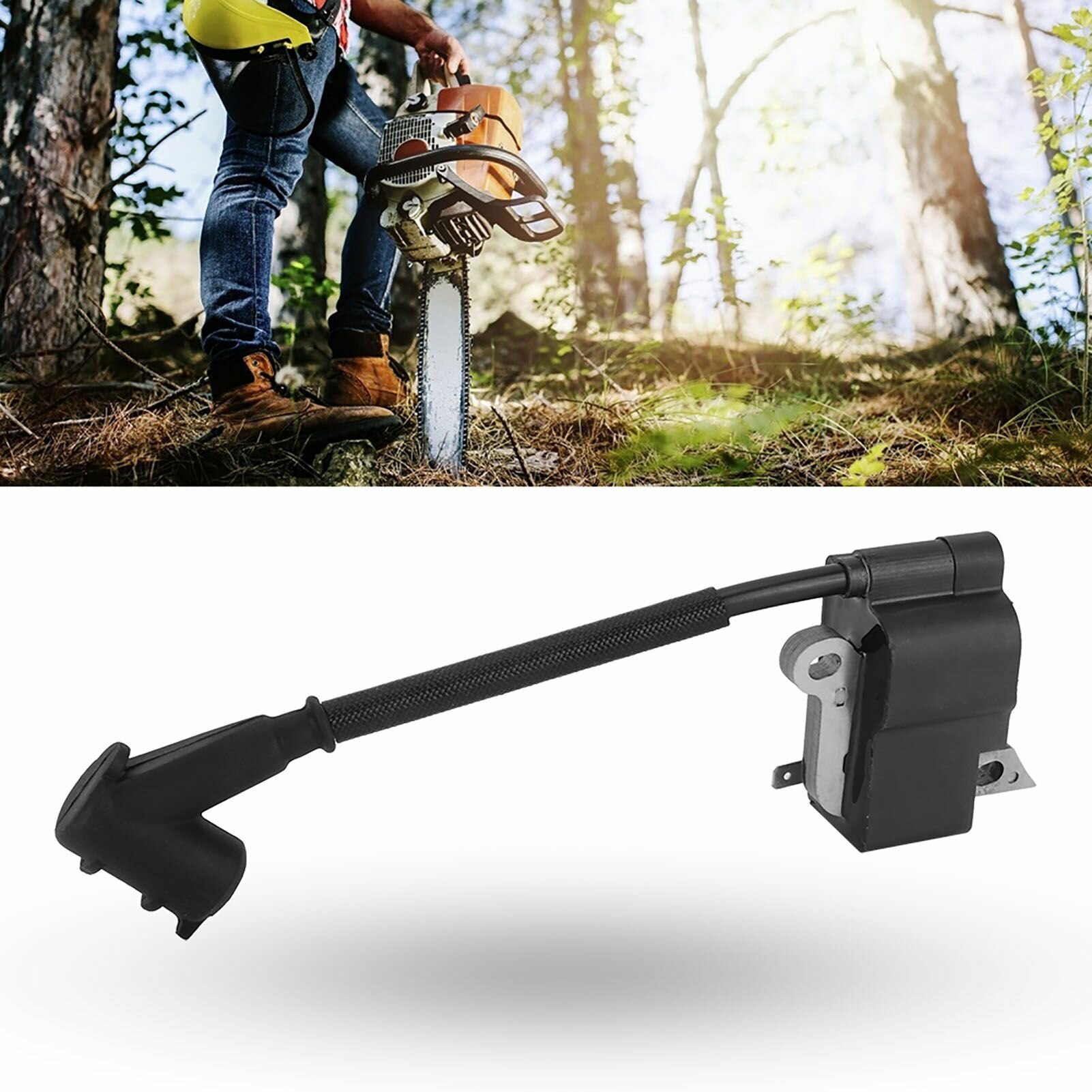 Изображение Катушка зажигания для бензопилы Stihl MS270 MS280 - надежная замена для эффективного запуска и работы инструмента.