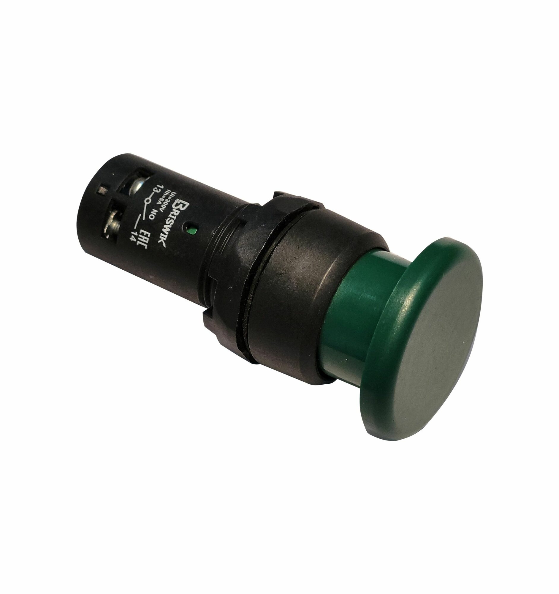 КМЕ 2110м зелёный 1но+0нз Гриб-моноблок IP40 (10шт)