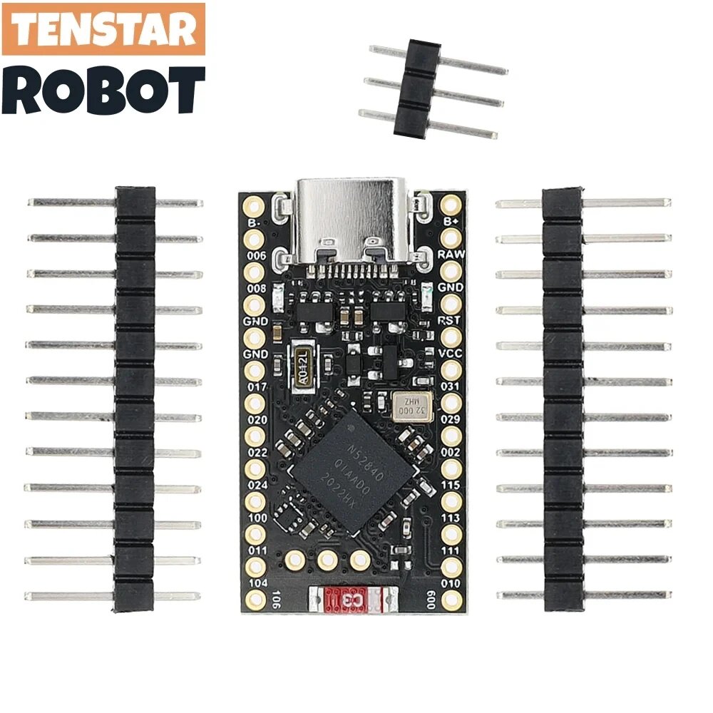 NRF52840 Макетная плата, совместимая с хорошим! Nano V2.0 Bluetooth Разделенная клавиатура Pro Micro Red Board для Arduino, black