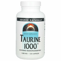 Source Naturals, таурин, 1000 мг, 120 капсул