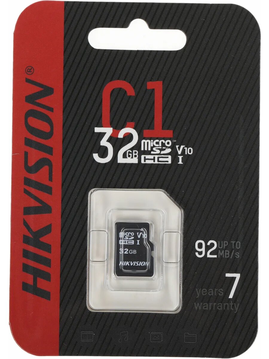 Флеш карта microSDHC 32GB HS-TF-C1(STD)/32G/ZAZ01X00/OD