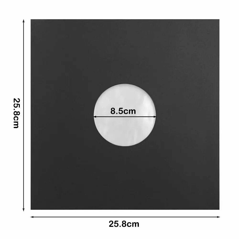 Внутренние чехлы для пластинок из крафт-бумаги 7/10 дюймов, -10inch