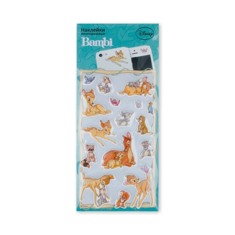 Наклей-ка! Наклейка декоративная лицензионная дисней № 2 70х160 мм 4627104420082 Бэмби 1