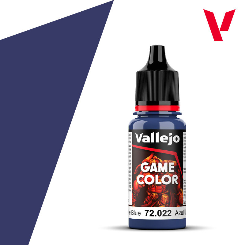 Краска g72022 Vallejo серии Game Color Ultramarine Blue (Ультрамариново - синий)18ml