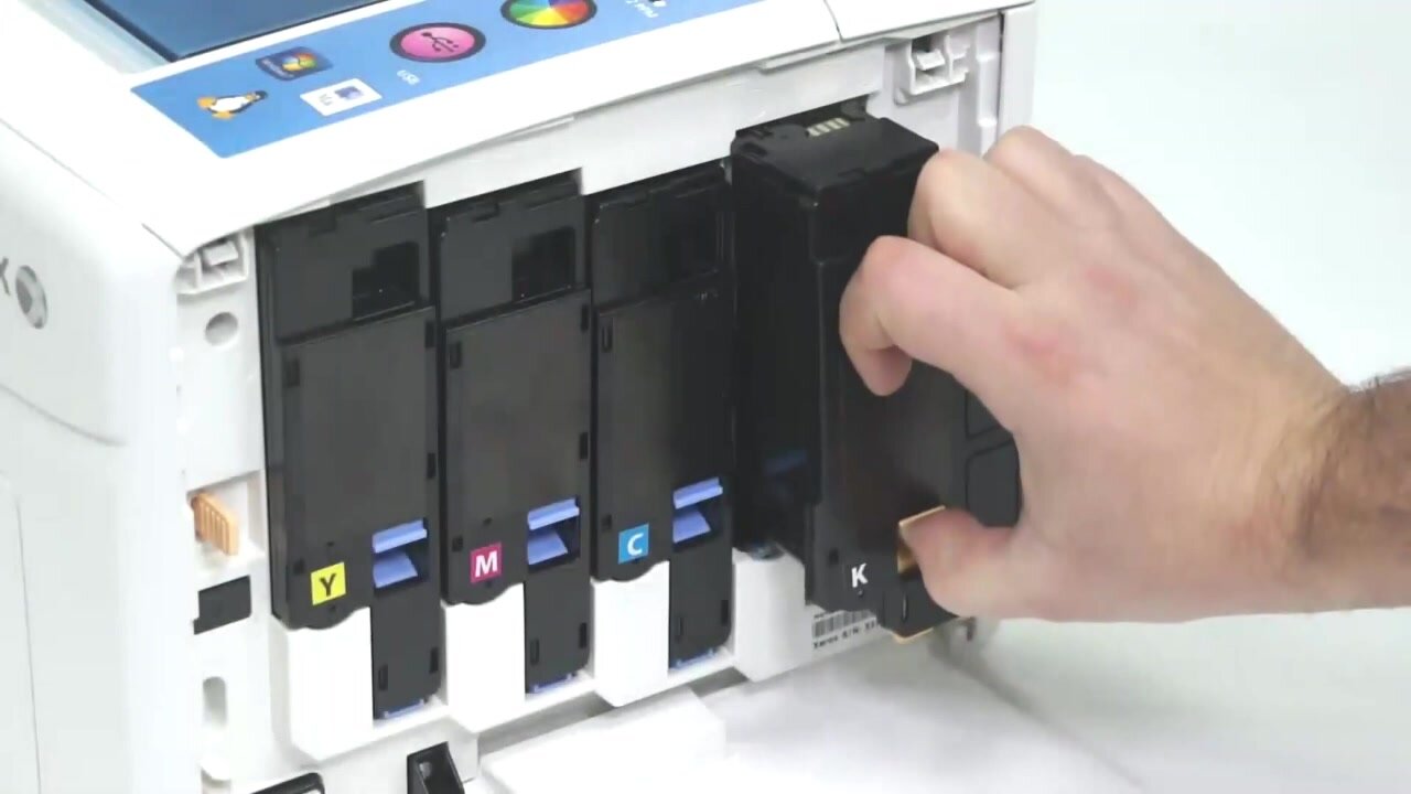 Картридж для Xerox Phaser 6000 6000B 6010 6010N WorkCentre 6015 6015BI 6015NI - Цвет: пурпурный / красный - 106R01632 - (1.000 страниц) - Hi-Black — фото 1
