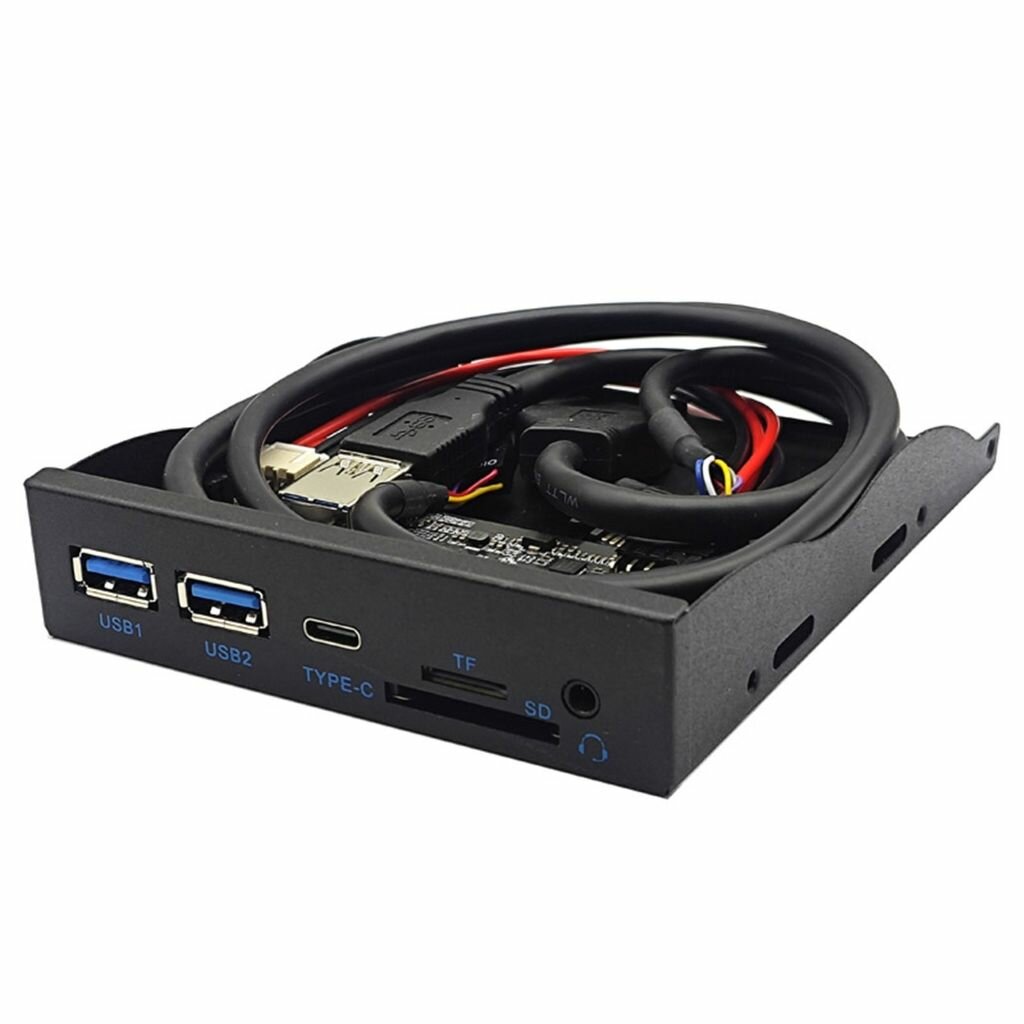 (1 шт.) USB3.0 + порт C + TF/SD + аудиопорт дисковод гибких дисков битовая панель