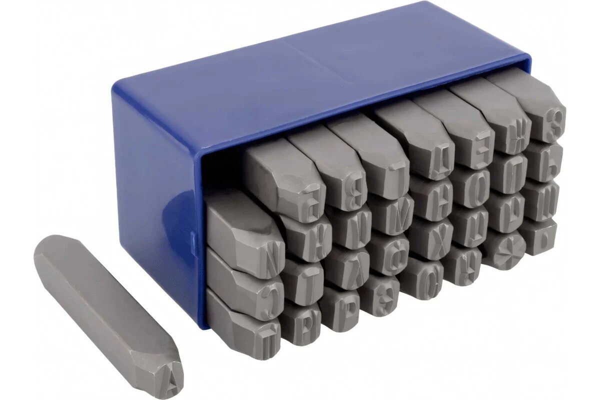 BERIL набор клейм буквенных кириллица 10мм (стальные) 552010 13185