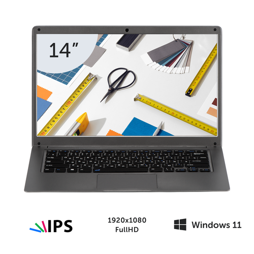Azerty RB-1451 (14' IPS 1920x1080, Intel N4020 2x1.1 ГГц, 6 Гб DDR4, 128 Гб SSD)