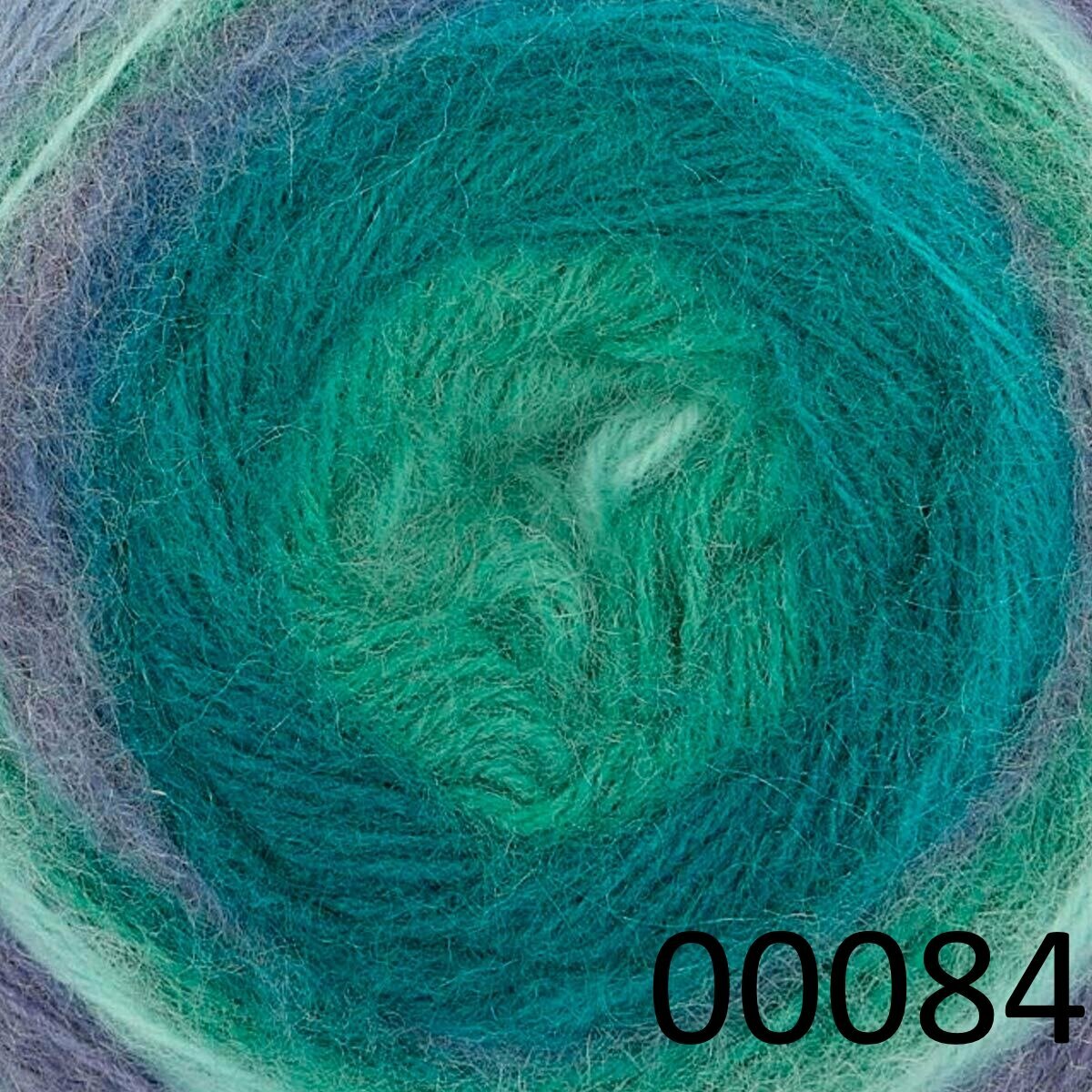 Пряжа Schachenmayr "Mohair Dream" 00084 Зеленый/синий/фиолетовый