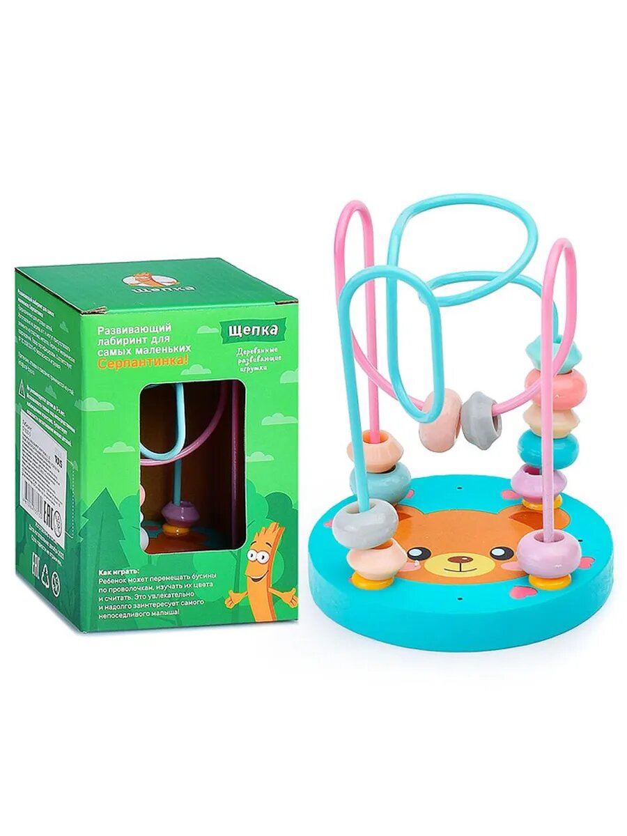 Интерактивная игрушка Лабиринт "Мишка"
