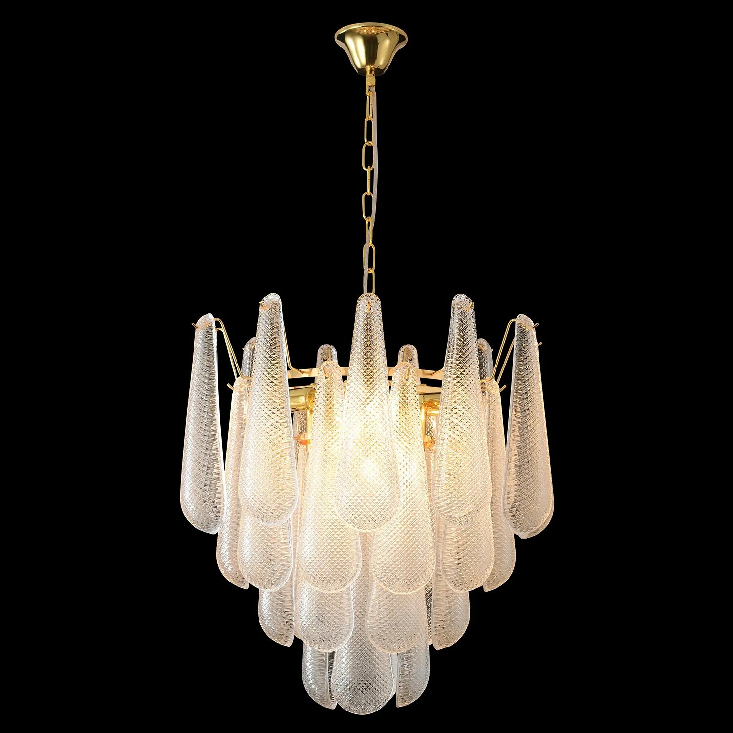 Подвесная люстра Crystal Lux FONTAIN FONTAIN SP8 GOLD_CR, E14, 320 Вт, металл, золотой