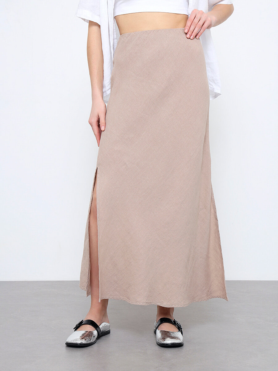 Юбка VITACCI, размер 54, бежевый