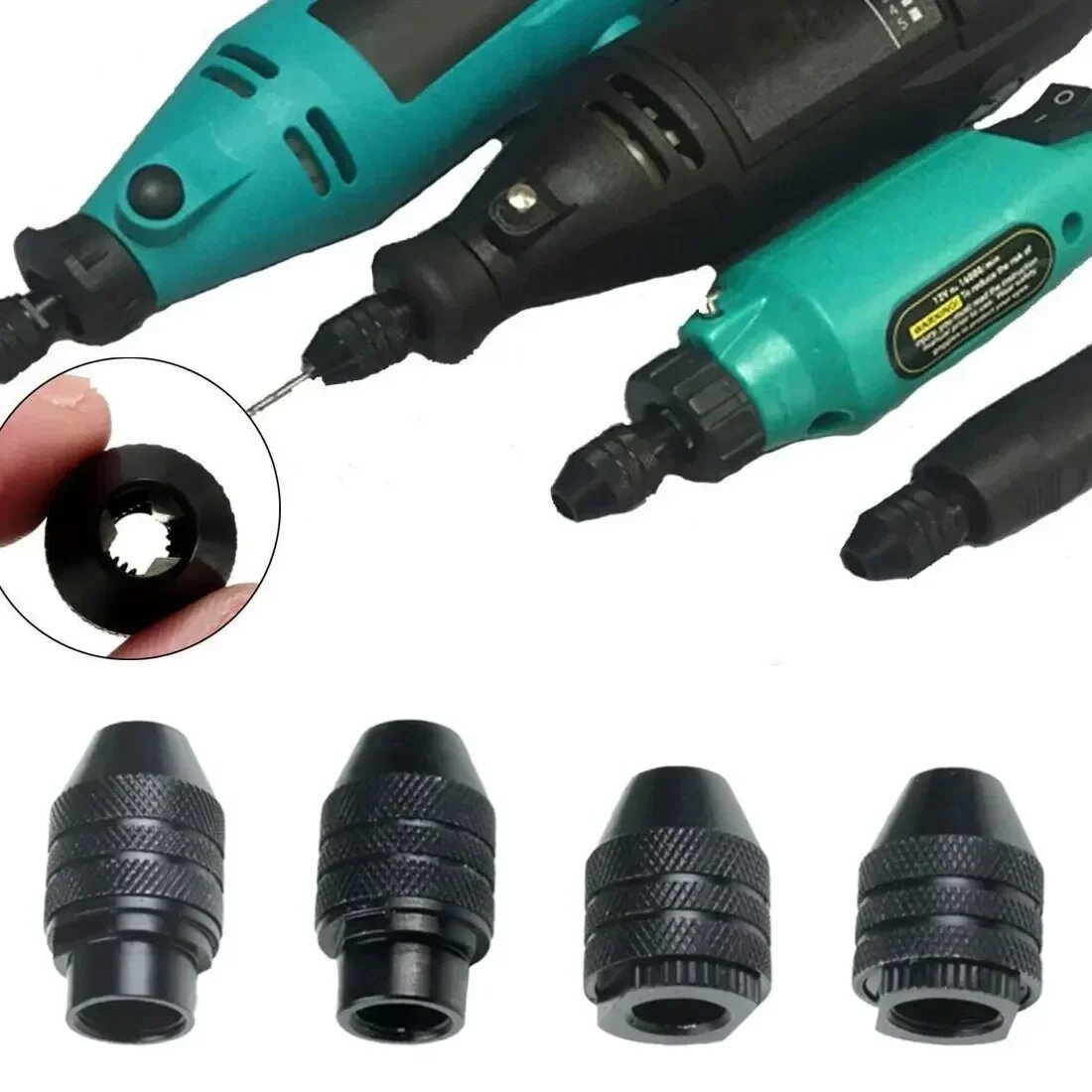 Мини-адаптер сверлильного патрона Smxhan 05-32 мм для Dremel