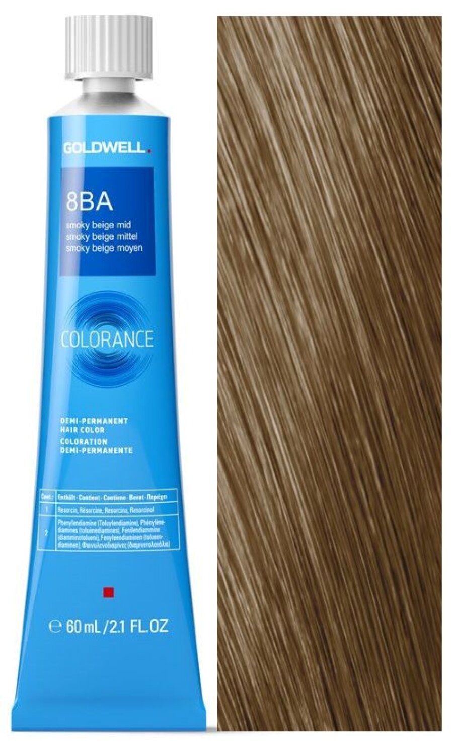 Goldwell Colorance - Тонирующая крем-краска для волос 8BA бежевый пепельно-русый 60 мл