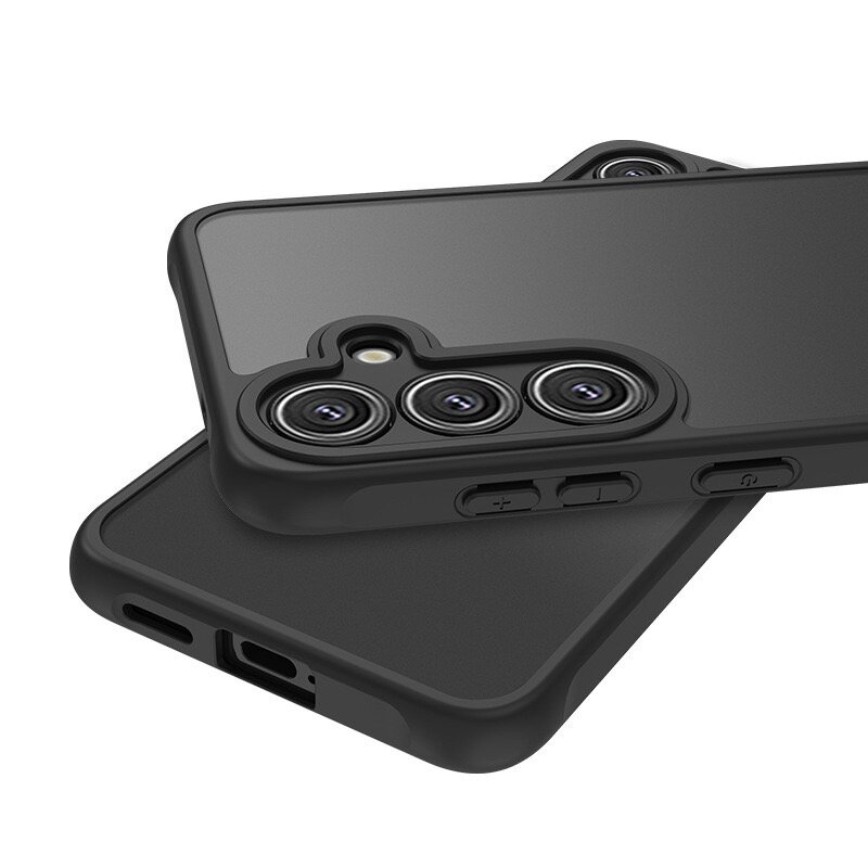 Чехол Creative Case для Samsung Galaxy S24 FE (Самсунг С24 ФЕ) противоударный, черный — фото 1