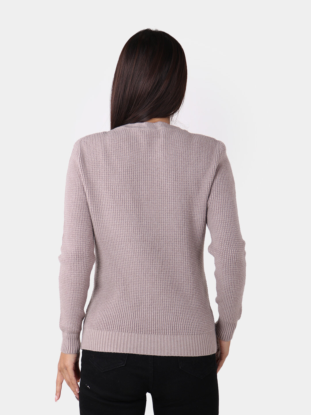 Свитер размер One Size, , бежевый меланж — фото 1