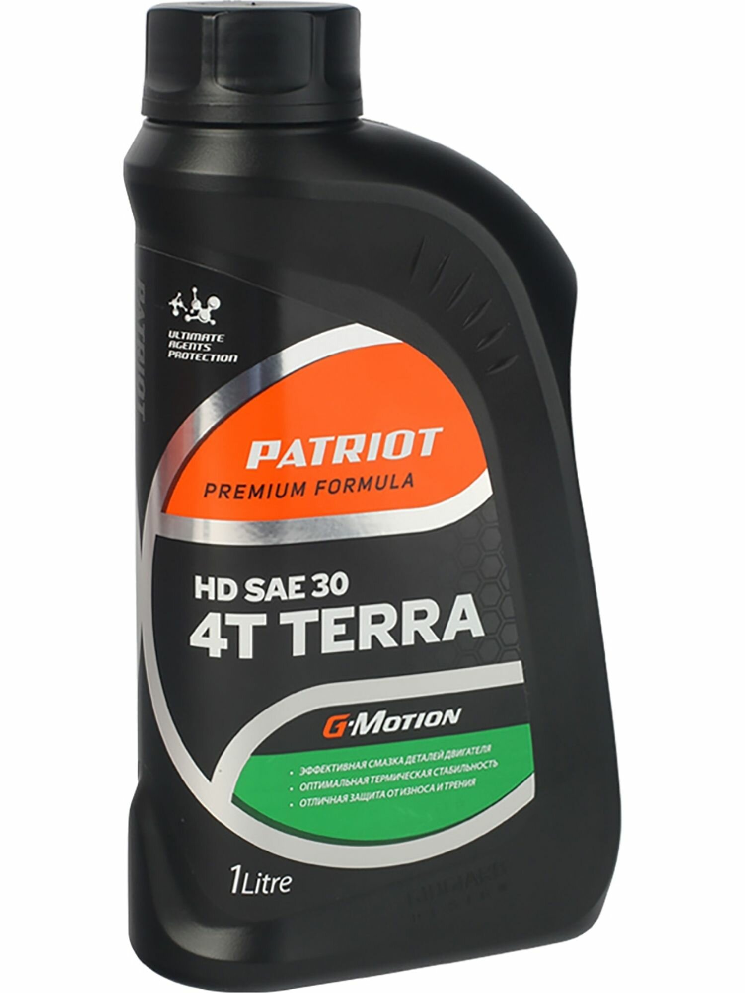 Масло моторное 4Т Patriot G-Motion HD ТERRA SAE 30 минеральное 1 л