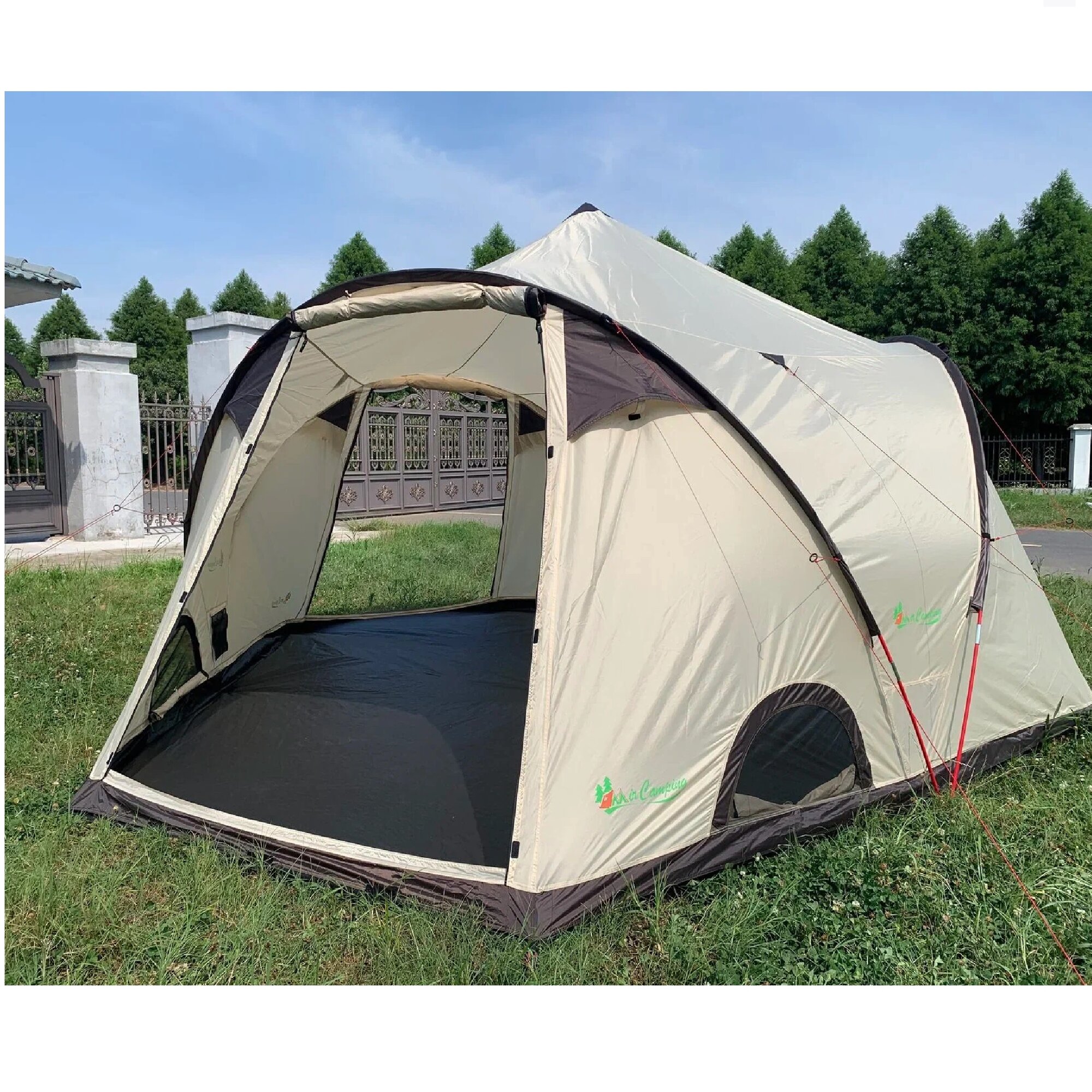 Кемпинговая палатка MirCamping MIR2908X, двухслойная, 4.5x5.1x2.5 м, 14кг