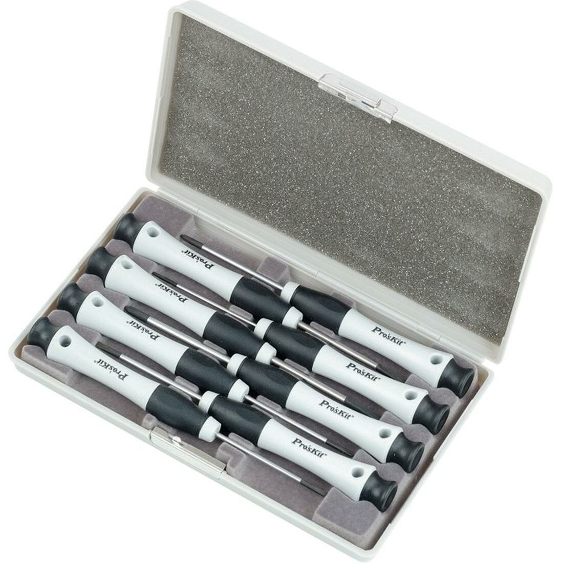 Набор прецизионных отверток Pro'sKit 8PK-SD002N с насадками для точных работ
