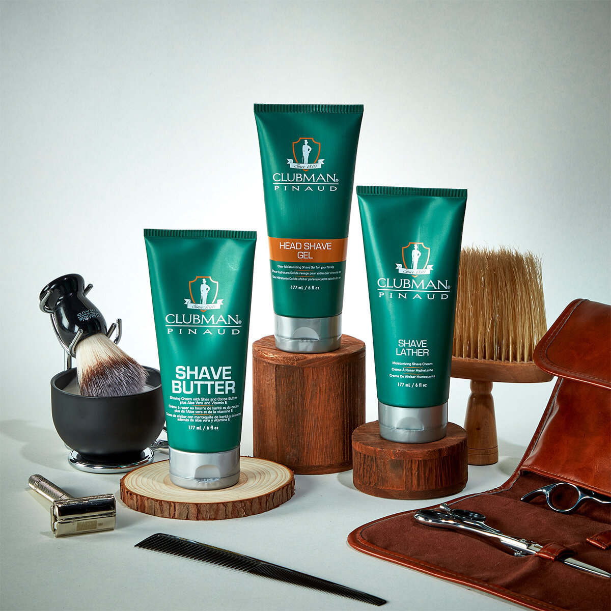 Изображение Clubman Shave Lather Увлажняющая крем-пена для бритья, 177 мл