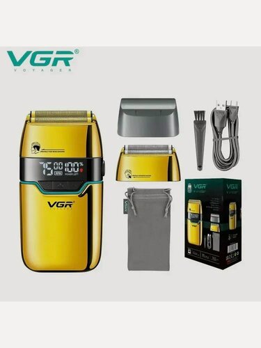 Изображение товара Профессиональная электробритва-шейвер для сухого и влажного бритья VGR V-350