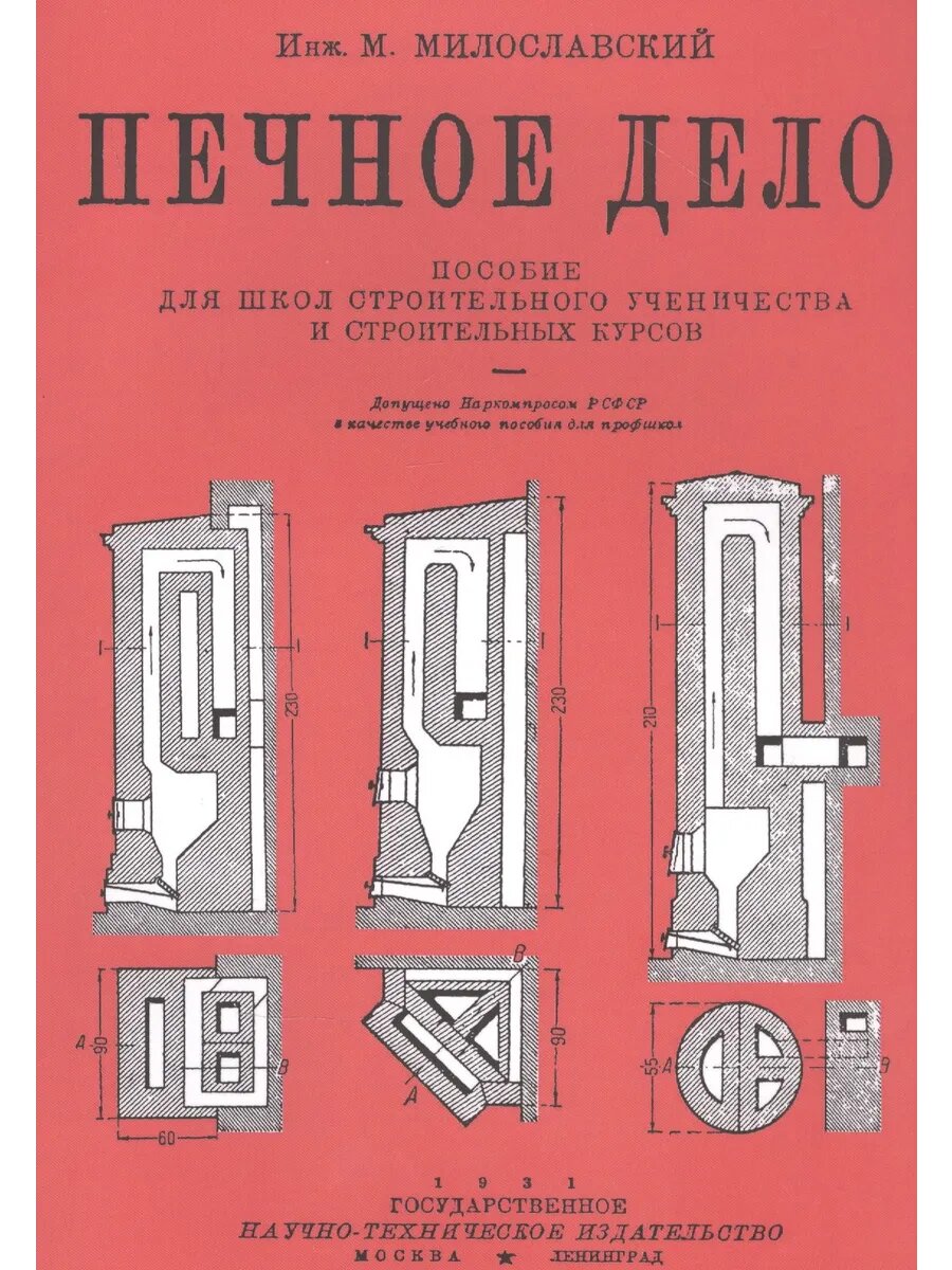 Печное дело  Пособие для школ строительного ученичества и ст