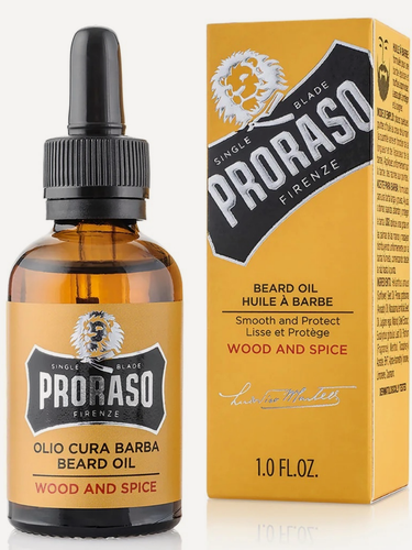 Изображение товара Масло для Ухода за Бородой Proraso WOOD & SPICE (Дерево и Специи), 30 мл