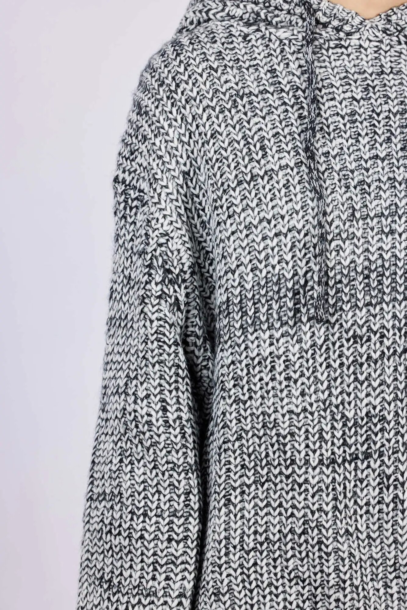 Свитер Selfie, размер XS, , черно-белый — фото 1