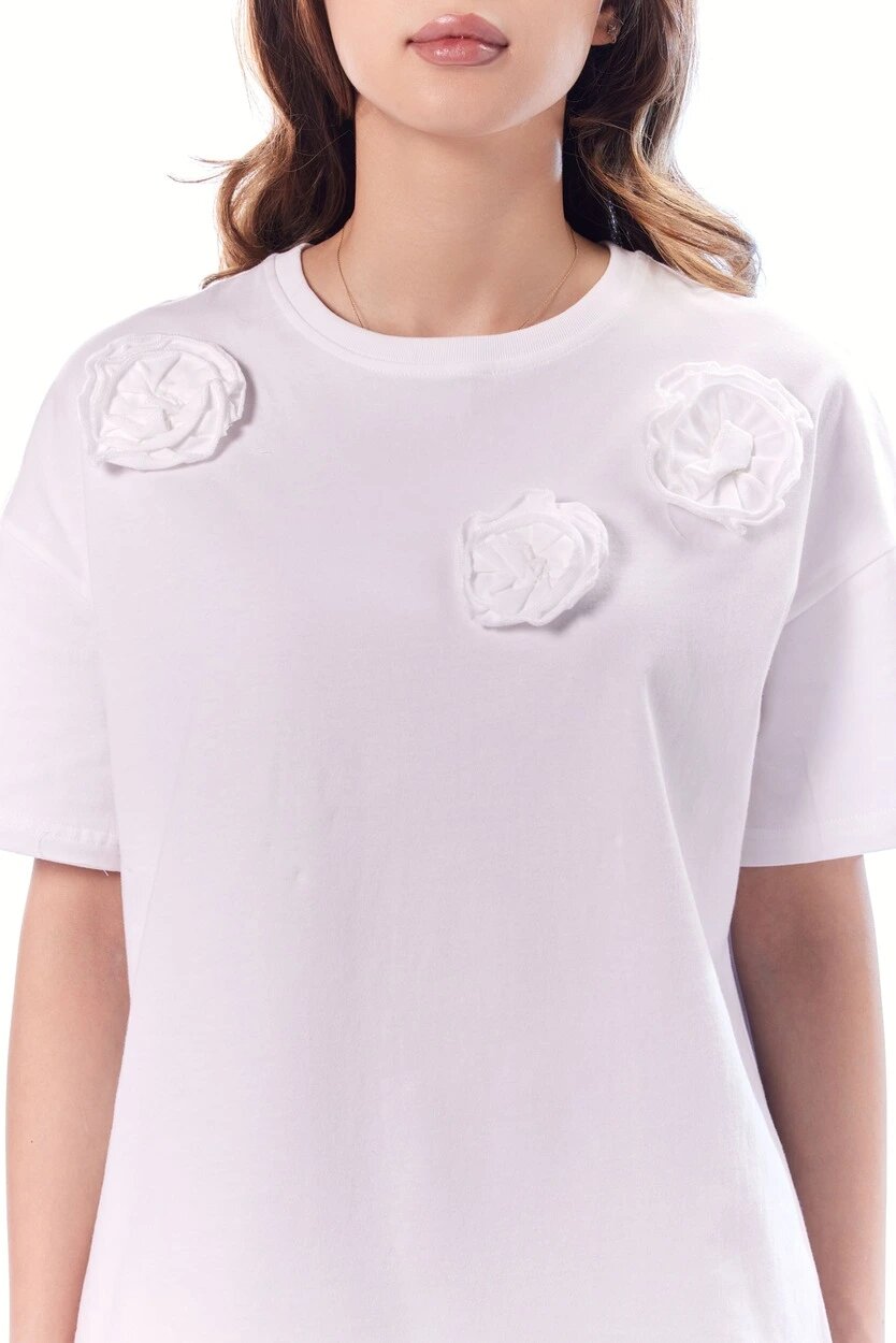 Футболка Selfie, размер XS, белый — фото 1