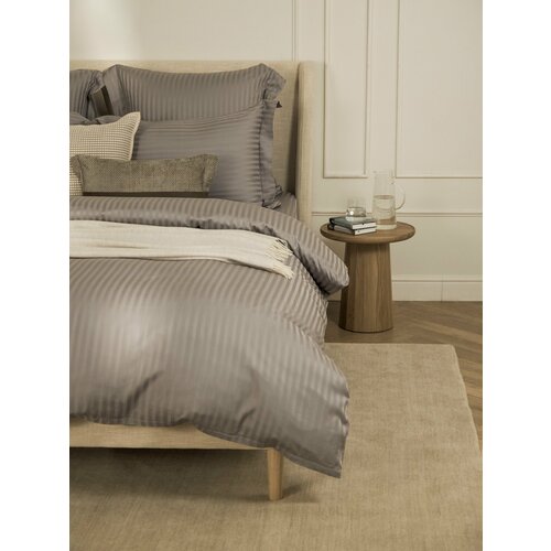 Комплект постельного белья MariaG Home Оливковый Тенсель Люкс 300TC, Евро, пододеяльник 200*220, 2 наволочки 50*70 и 2 наволочки 70*70