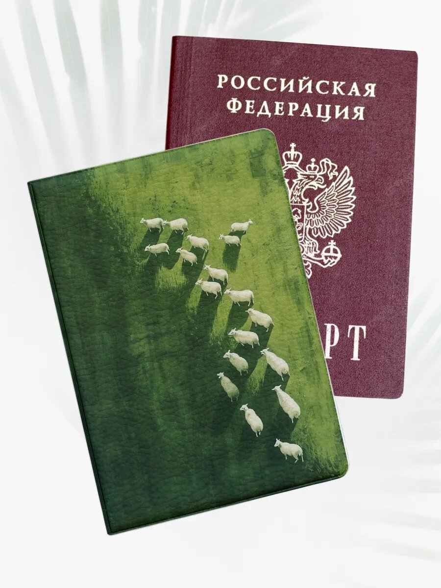 Обложка для паспорта POSTER MANIAC черный