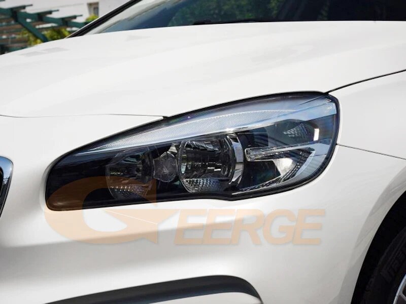 Для BMW 2 серии F45 F46 2013 2014 2015 2016 2017 2018 Ультра яркий DTM White Amber, For Halogen HD