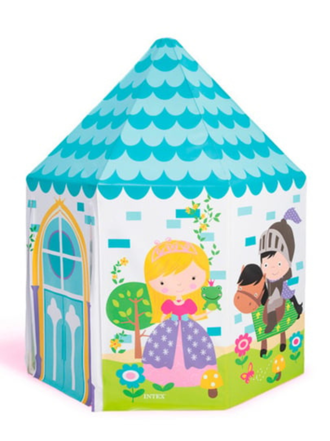Intex 44635 Игровой домик 104х104х130см "Домик Принцессы" 3-6 лет
