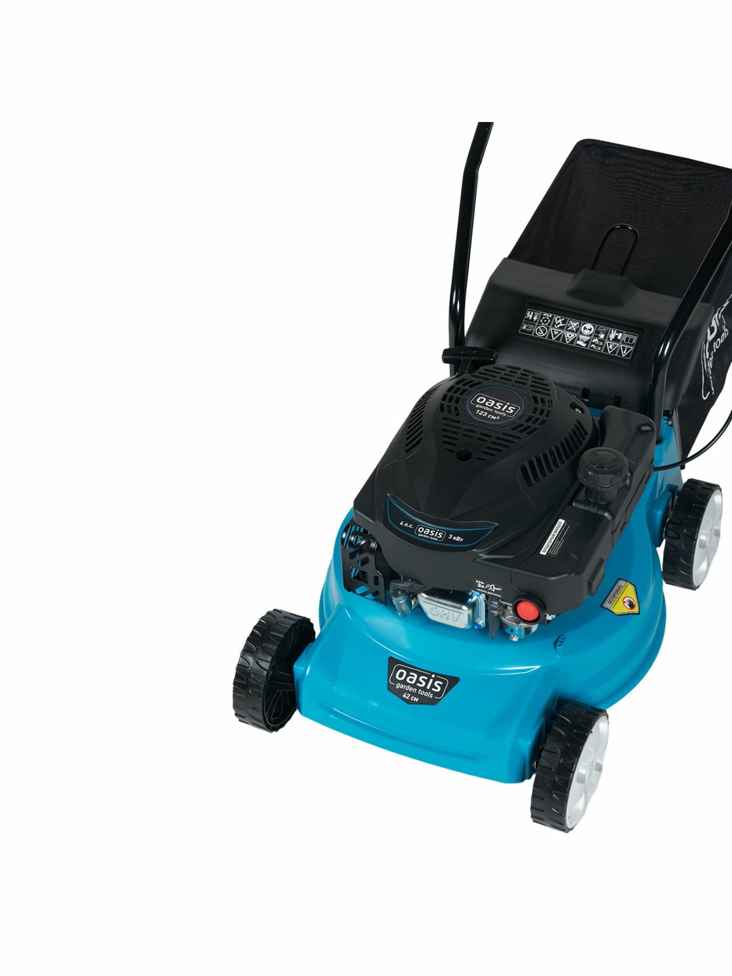 Газонокосилки Бензиновые Газонокосилка бензиновая Oasis Garden Tools GB-15 4 л. с. 42 см