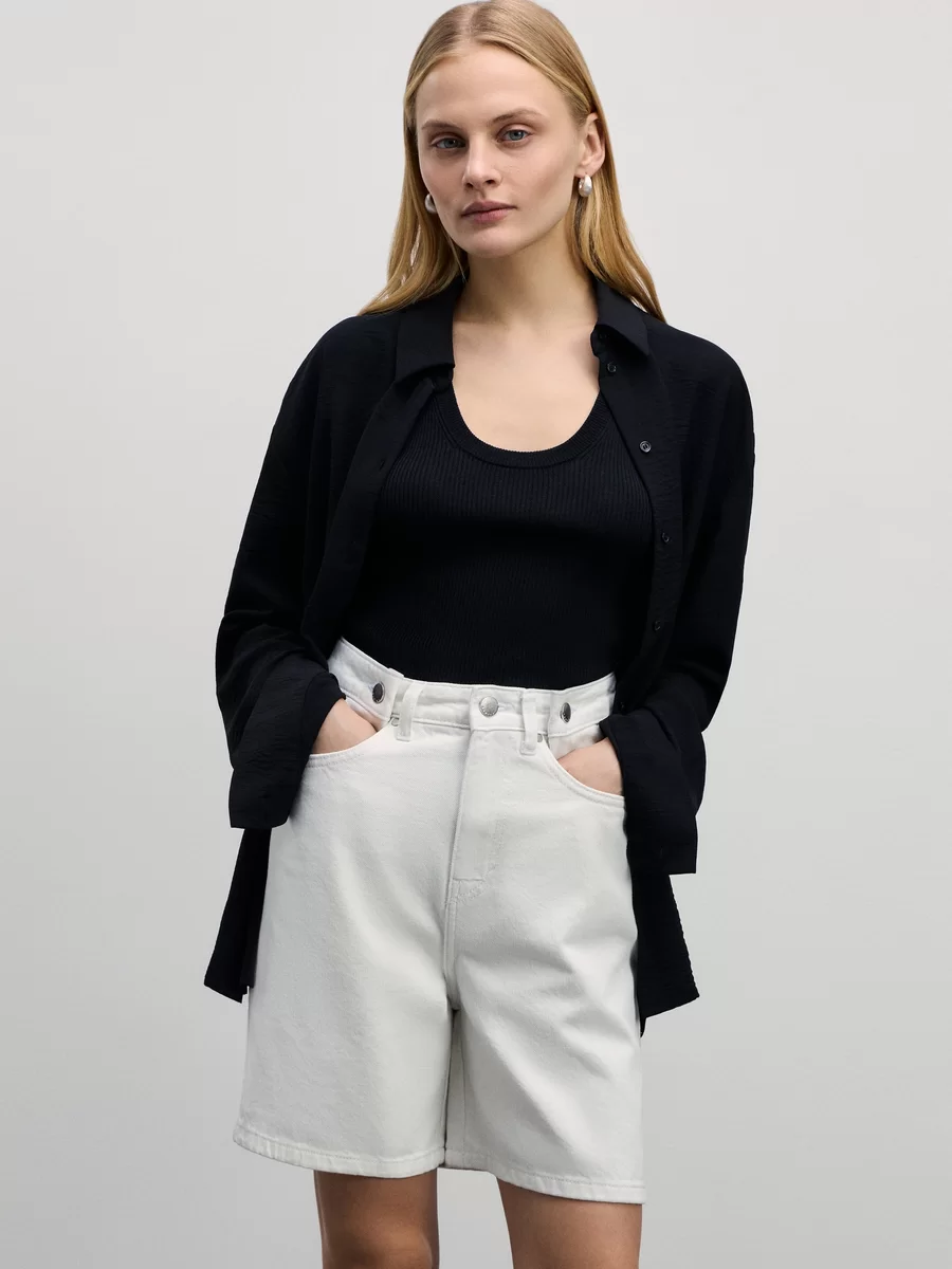 Шорты  1, размер 42, белый — фото 1